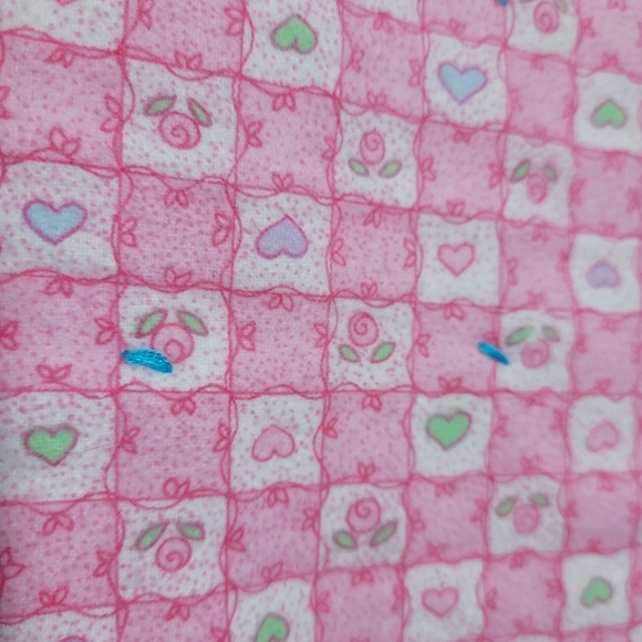 Patchwork Baby Doll Quilt 18 Inch Doll Handmade Heirloom Quality - Picture 3 of 7